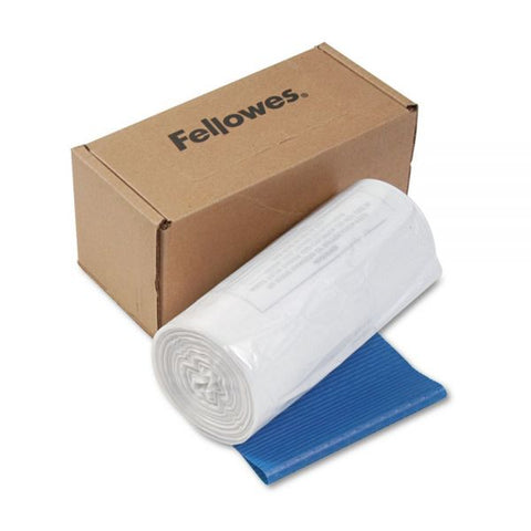 Fellowes Shredder Waste Bags, 14-20 gal Capacity, 50/CT