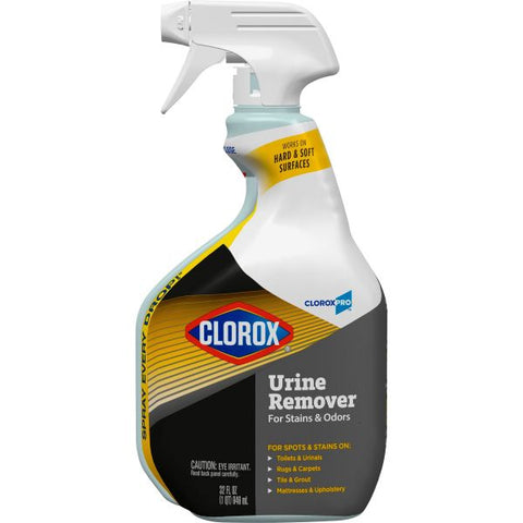 Clorox Urine Remover for Stains and Odors, 32 oz Spray Bottle, 9/Carton