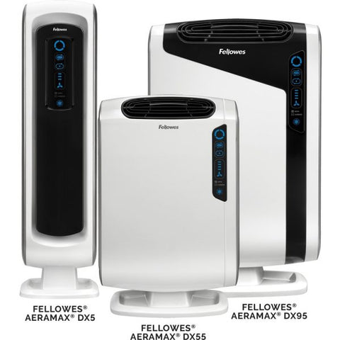 Fellowes AeraMax DX5 Small Room Air Purifier, 200 sq ft Room Capacity, White