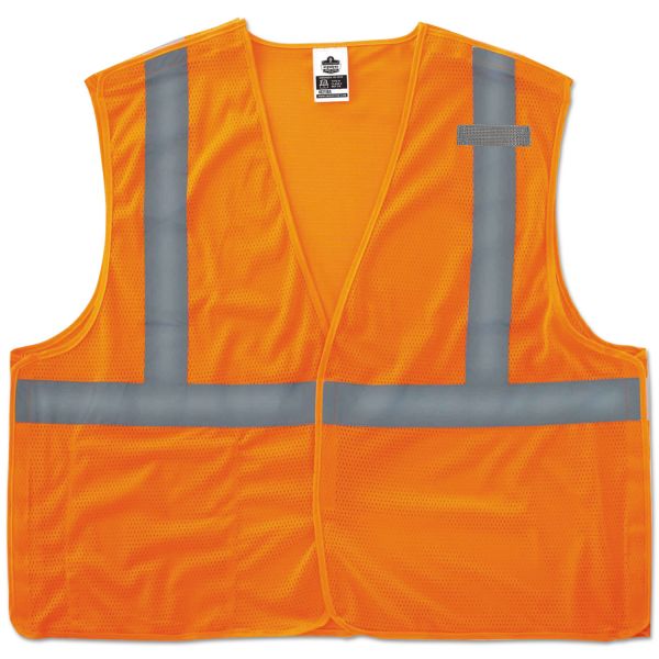 ergodyne GloWear 8215BA Type R Class 2 Econo Breakaway Mesh Vest, Large to X-Large, Orange