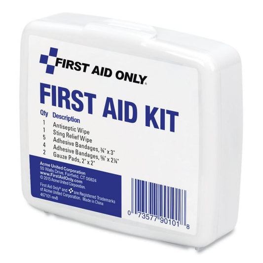 PhysiciansCare by First Aid Only First Aid On the Go Kit, Mini, 13 Pieces, Plastic Case