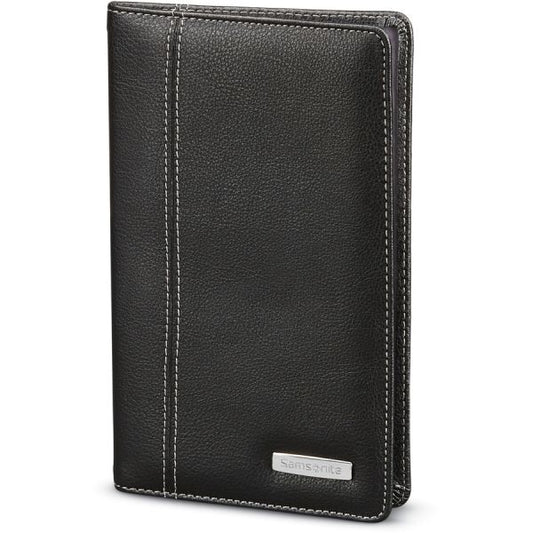 Samsonite Business Card Holder 8" x 0.5" x 5" x - 1 Each - Black