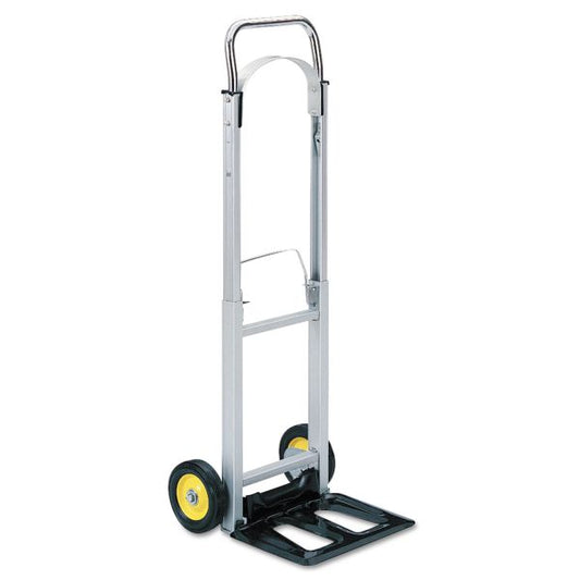 Safco HideAway Aluminum Hand Truck, 250 lb Capacity, 15.5 x 16.5 x 43.5, Aluminum