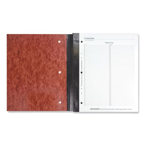 National Duplicate Laboratory Notebooks, Quadrille Rule Sets, Brown Cover, 11 x 9.25, 100 Two-Sheet Sets