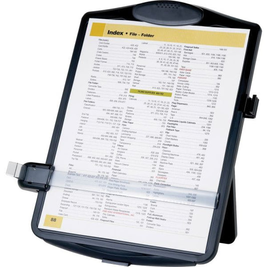 Business Source Easel Document Holder 10" x 2" x 14" x - 1 Each - Black