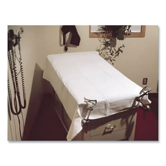 TIDI Disposable Tissue Drape Sheets, 40 x 48, White, 100/Carton