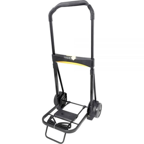 Kantek Ultra-Lite Folding Cart, 250 lb Capacity, 11 x 13.25 Platform, Black