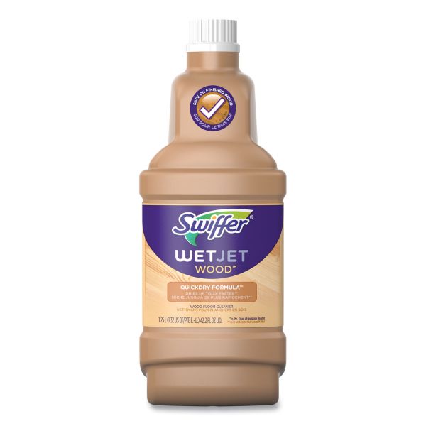 Swiffer WetJet System Cleaning-Solution Refill, Blossom Breeze Scent, 1.25 L Bottle, 4/Carton