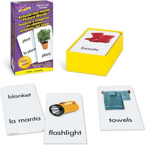 Around-the-Home/Palabras (ENG/SP) Skill Drill Flash Cards