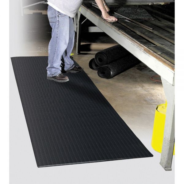 Anti-Fatigue Vinyl Floor Mat, 27" x 36", Charcoal