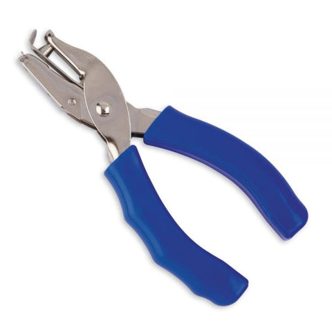 Single-Hole Punch With Padded Handles, Assorted Colors