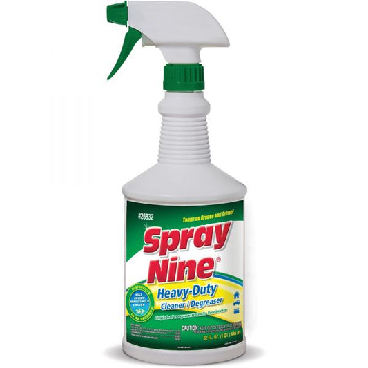 Spray Nine Multi-Purpose Cleaner/Degreaser & Disinfectant 32 oz Size - Liquid Spray - 1 Each