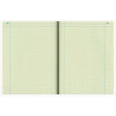 National Computation Notebook, Quadrille Rule, Brown Cover, 11.75 x 9.25, 75 Sheets