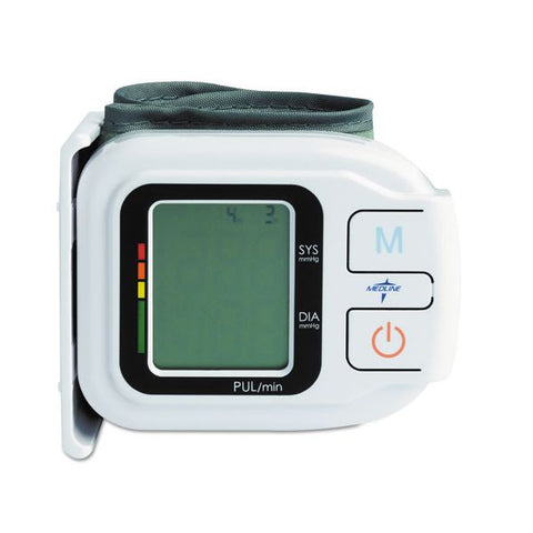 Medline Automatic Digital Wrist Blood Pressure Monitor, One Size Fits All