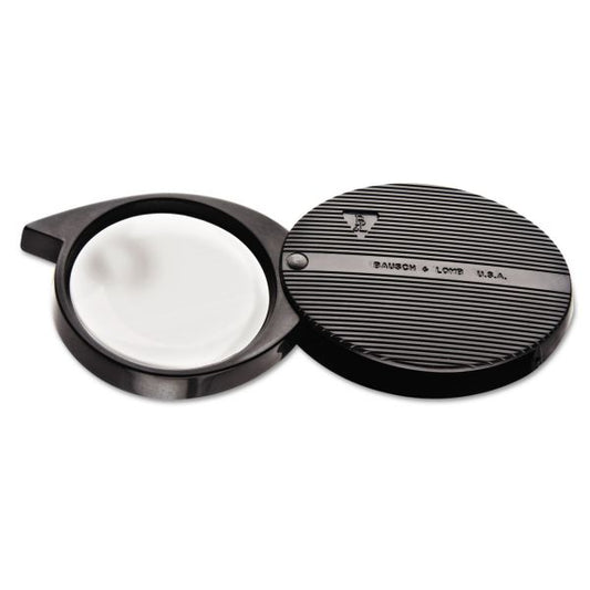 Bausch & Lomb 4X Folded Pocket Magnifier, Round, 36mm Lens