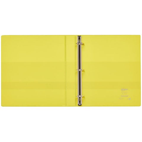 Avery 3-Ring Dual Color Heavy-Duty View Binder, 1" Slant Rings, 49% Recycled, Gray/Yellow