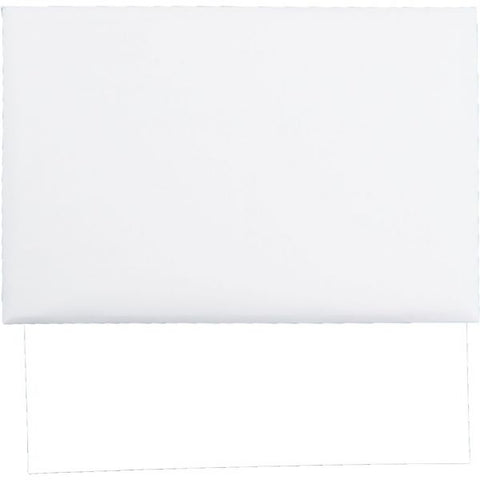 Quality Park White Invitation Envelopes 5.75" x 8.75" (Holds 8 1/2" x 11" Page Folded Into Half) - Peel & Seal - White - 100/ Box