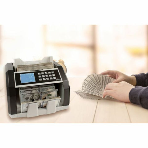 Royal Sovereign Front Load Bill Counter w/ Value Counting/Counterfeit Detection, 1500 Bills/Min