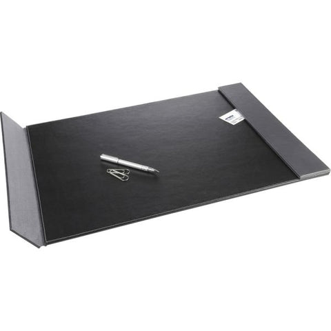 Artistic Monticello Desk Pad, with Fold-Out Sides, 24 x 19, Black