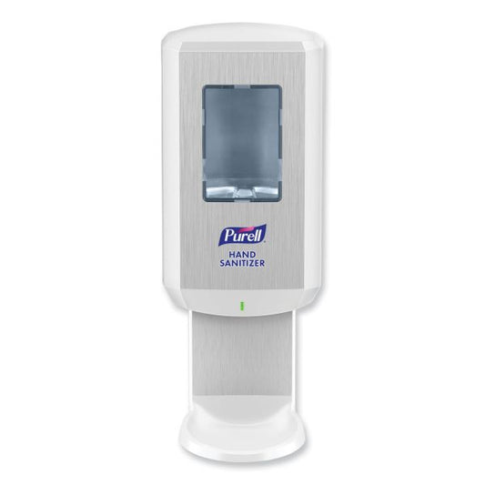 PURELL CS8 Hand Sanitizer Dispenser, 1,200 mL, 5.79 x 3.93 x 15.64, White Automatic - 1.27 quart Capacity - Wall Mountable, Refillable, Site Window, Touch-free - White - 1 / Carton