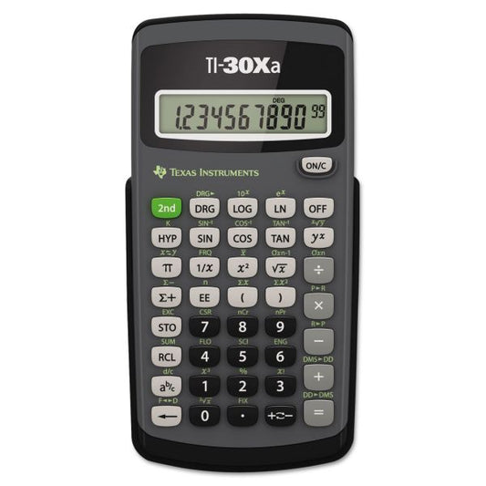 Texas Instruments TI-30Xa Scientific Calculator, 10-Digit LCD