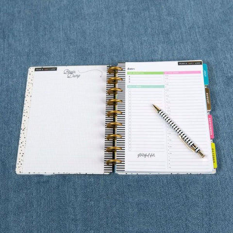 Happy Planner Classic Filler Paper, 40 Sheets, 7" x 9-1/4", Daily