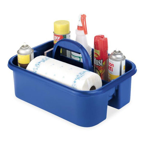 Akro-Mils Handheld Tote Caddy 18.3" Width x 8.8" Depth x 13.8" Height - Polypropylene - Blue