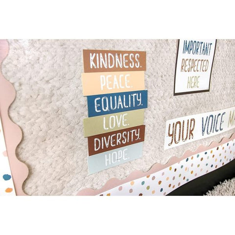 Teacher Created Resources Everyone is Welcome Diversity Mini Bulletin Board Theme/Subject: Welcome - Skill Learning: Diversity - 21 Pieces - 1 Set