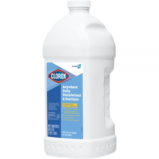 Clorox Commercial Solutions Anywhere Hard Surface Sanitizing Spray, 64 Oz