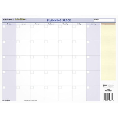 AT-A-GLANCE QuickNotes 2023 RY Erasable Monthly Yearly Wall Calendar, Reversible, Medium, 16" x 12"