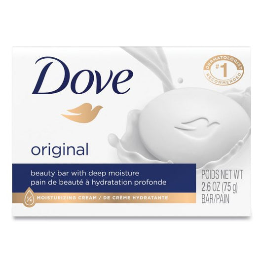 Dove White Beauty Bar, Light Scent, 2.6 oz