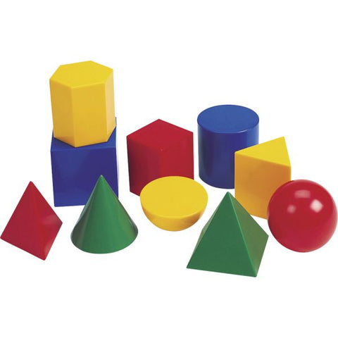 Learning Resources Large 3" Geometric Shapes Set Theme/Subject: Learning - Skill Learning: Geometry, Shape - 10 Pieces - 5+ - 10 / Set