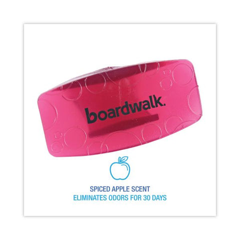 Boardwalk Bowl Clip, Spiced Apple Scent, Red, 12/Box