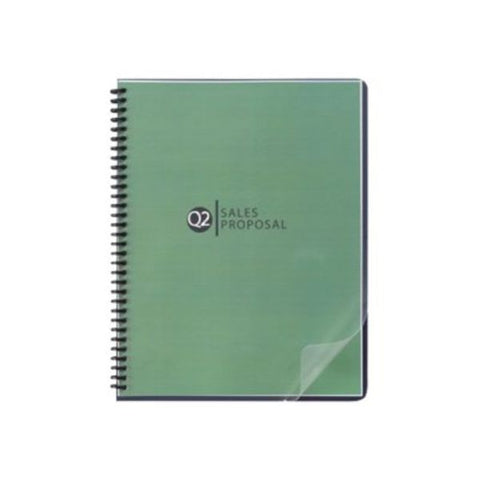 GBC Design View Poly Presentation Covers for Binding Systems, Frost, 11.25 x 8.75, Unpunched, 25/Pack