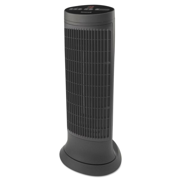 Honeywell Digital Tower Heater, 1,500 W, 10.12 x 8 x 23.25, Black