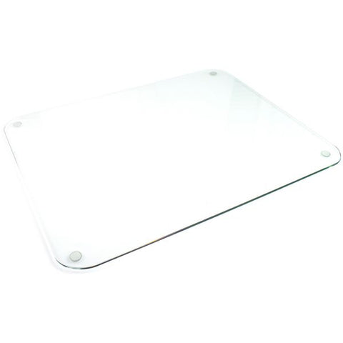 Desktex Glaciermat Glass Desk Pad 24" Width x 19" Depth - Clear