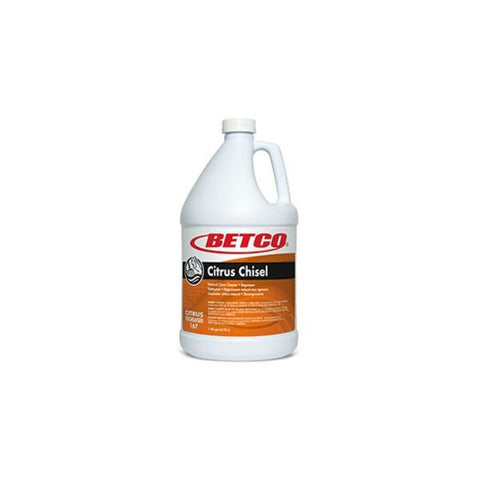 Betco Citrus Chisel Non-Butyl Citrus Cleaner/Degreaser 128 fl oz (4 quart) - Citrus ScentBottle - 4 / Carton - Orange