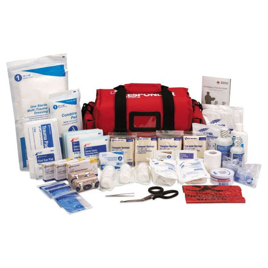 First Aid Only First Responder Kit, 16 x 8 x 7.5, 158 Pieces, Nylon Fabric Case