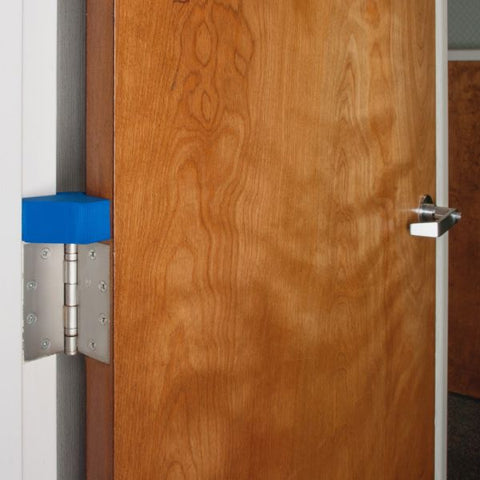 Lorell Door Wedge Foam - Blue - 1 Each