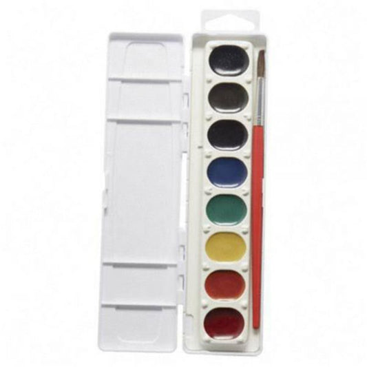 Prang Watercolors 8 Assorted Colors - Paintbrush