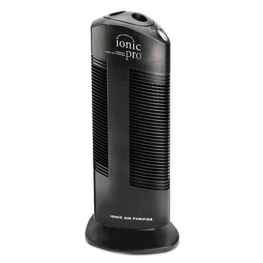 Ionic Pro Compact Ionic Air Purifier, 250 sq ft Room Capacity, Black