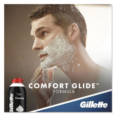 Gillette Foamy Shave Cream, Original Scent, 2 oz Aerosol Spray Can, 48/Carton