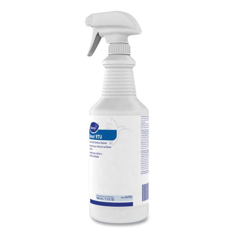 Diversey Glance Glass and Multi-Surface Cleaner, Original, 32oz Spray Bottle, 12/Carton