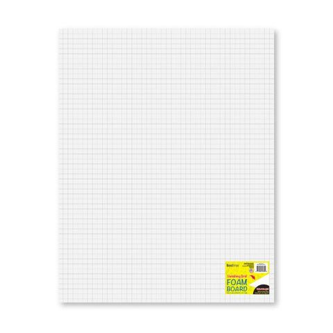 White Grid Foam Board White Grid Foam Board, 22"x28"