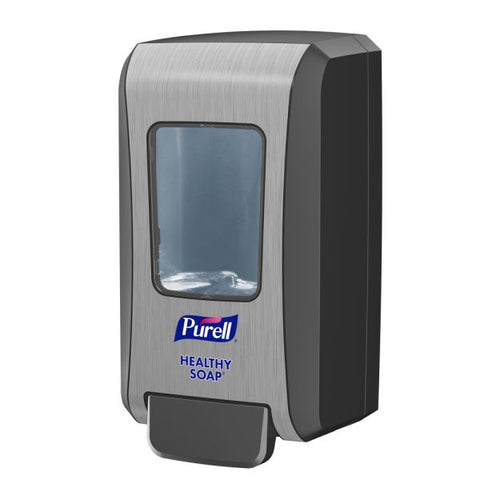 PURELL FMX-20 Soap Push-Style Dispenser, 2000 mL, 4.68" x 6.6" x 11.66", Graphite, 1 Each