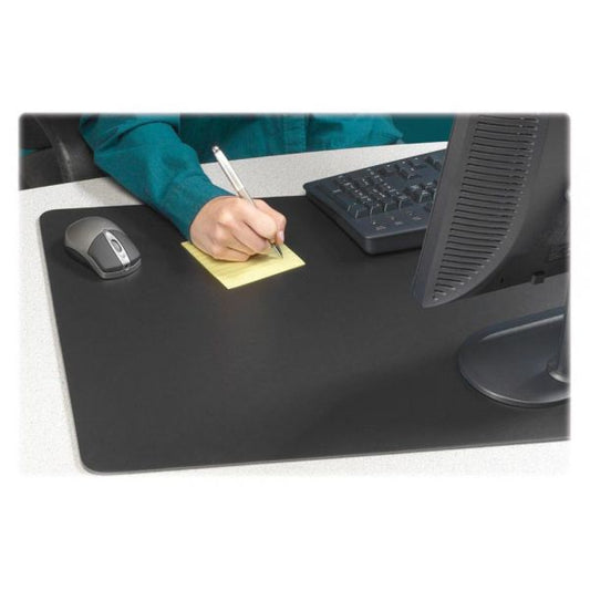 Artistic Rhinolin II Microban Protective Desk Pads Rectangle - 24" Width x 17" Depth - Polyvinyl Chloride (PVC) - Black