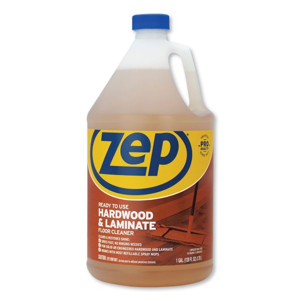 Zep Commercial Hardwood and Laminate Cleaner, 1 gal Bottle