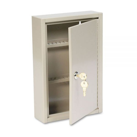 SteelMaster Uni-Tag Key Cabinet, 30-Key, Steel, Sand, 8 x 2 5/8 x 12 1/8