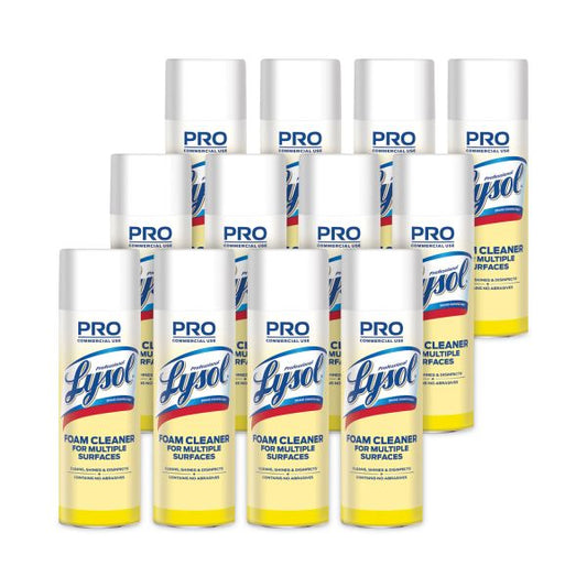 Professional LYSOL Brand Disinfectant Foam Cleaner, 24 oz Aerosol Spray