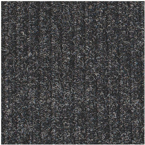 Genuine Joe Golden Series Indoor Walk-Off Floor Mat 48" x 72" - Vinyl - Charcoal Gray